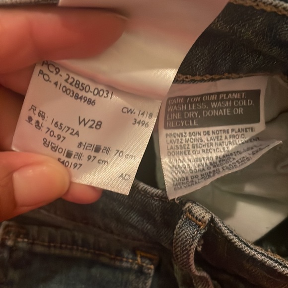 Levi’s Spell Out High Rise Skinny Jeans - Picture 8 of 8